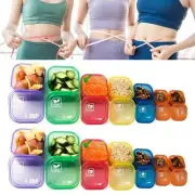 Portion Control Container Kit for Weight Loss- 14 Pcs Multi Color And Labeled...