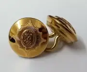 Genuine British Army The Band of the Dragoon Guards Dress Buttons 1 Pair ASBT130