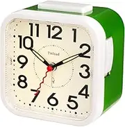 Tinload Loud Alarm Clock for Heavy Sleepers Adults, Silent No Ticking, Snooze, Backlight, Battery Operated Vintage Retro Alarm Clock for Bedrooms Decoration (Green)