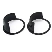 2 Pcs Black Car 6.5 Inch Speaker Waterproof Cover Car Waterproof Speaker Cover