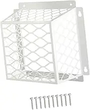 Generic Dryer Vent Cover Exhaust Fan Cover,Sturdy, Wear Resistant Steel Accessories, White