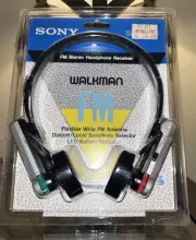 **New** Sony Walkman FM Stereo Headphone Receiver **Sealed ** Free Shipping