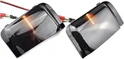 ZUXIM 2Pcs Rearview Mirror Streamer Light, for Citroen, for Jumper, for Fiat, for Ducato, for Peugeot, for Boxer Smoked Shell Turn Signal Car Light Directional Lights