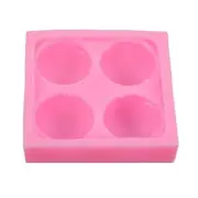4 Cavity Macarons Shaped Silicone Mold Mousse Cake Making Accessory Accessories