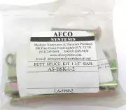 AFCO SYSTEMS BUTT SPLICE KIT 1 1/2" RAIL AS-BSK-1-2 MODULAR ENCLOSURES PRODUCTS