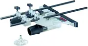 Bosch Ra1054 Deluxe Router Edge Guide Wdust Extraction Hood & Vacuum Hose Adapter