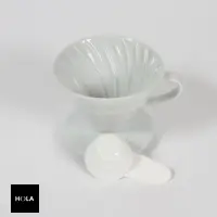 在飛比找momo購物網優惠-【HOLA】HARIO V60白色02磁石濾杯