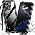 For Apple iPhone 16 Pro Max 15 Case Waterproof Shockproof Cover Screen Protector