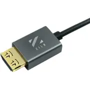 ZILR 4Kp60 Hyper Thin High Speed HDMI Secure Cable with Mini Connector (45cm /17.7)