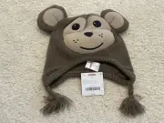 Gymboree Monkey Beanie Brown Size 3-4 Brand New with Tags