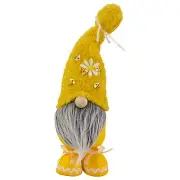 Northlight 15" Yellow Sherpa Bumblebee and Daisy Springtime Gnome