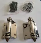2x Self Closing Glass Pool Fence Gate Hinge 1 pair Hinges Stainless Steel