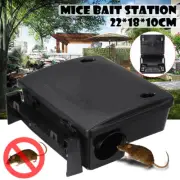 Professional Rodent Mouse Bait Station Box Block Mice Rat Pest Control Trap Cage