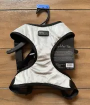 Gray Velour Soft Vest Mesh Dog Harness - LARGE - Step In - Nicole Miller NWT