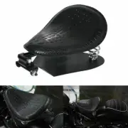 CXBlack Alligator Motorcycle Solo Driver Seat for Harley Chopper Bobber Dyna XL