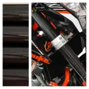 Fork Skins Guards Covers Glossy Carbon Fiber Stickers Triumph Speed Triple