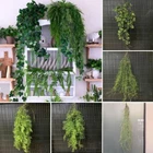 Green Artificial Plant Vine Multicolor Wall Hanging Foliage Vine Photo Props