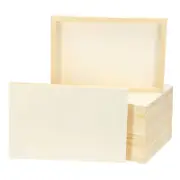 8 x 12 Inch Wooden Canvas Panels, 10pcs Unfinished Wood Craft Painting Board