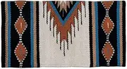 MUSTANG Del Rio NZ Wool Blanket Copper/Beige