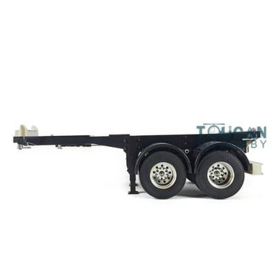 TOUCAN 1/14 20ft Chassis 2Axle for 1/14 DIY TAMIYA RC Tractor Truck Trailer