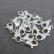 5pcs,925 Sterling Silver,360 Rotate Lobster Swivel Clasp,Jewelry Craft Findings