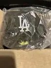 LA Dodgers Mocha Brown & Pink Underside Fitted Size 7 (Crown Minded Hats)