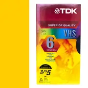 TDK Superior Quality T-120 Blank VHS Video Tape for VCR | x1 Brand New FREE S&H
