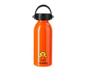 JunChang 360ml Large Capacity Stainless Steel Cartoon Vacuum Flask Sports Bottle Suitable for Children Outdoor Travel-Orange
