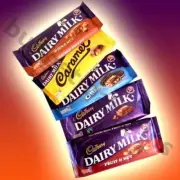 Cadbury 5 Chocolate Bar Extravaganza - Whole Nut, Caramel, Dairy Milk With Oreo,