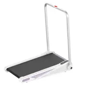 YOPOWER Walking Pad Treadmill with Incline,Under Desk Walking Jogging Running Machine,Foldable Treadmill for Home Office White