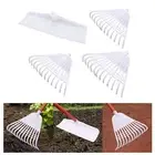 Leaf Rake Lawn Care Tool Head Garden Rake for Flower Beds Grass Garden Sweep