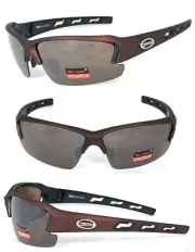 Xloop Sports Designer Sunglasses Free Pouch - Matte Brown Frame Brown Lens- X46