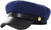 [Generic] 2025 Unisex Classic Newsboy Cap Vintage Captain Sailor Hat Flat Top Beret Hats Fashion Fiddler Cap Casual Cabbie Hat