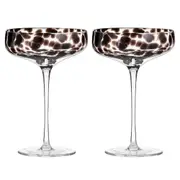 2PK Tempa Selena 275ml/17cm Stemmed Coupe Glass Cup Drinkware Glassware Set
