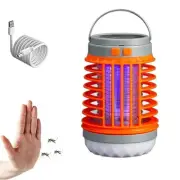 Electric Rechargeable Bug Zapper Fly Insect Trap UV Light Outdoor Mosquito Lamp