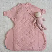 2.5 TOG Winter - Hands In & Out Extra-Wide Sack 'Warm' - Peach Pink