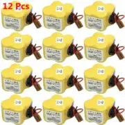 US 12pc BR-2/3AGCT4A 6V PLC Battery For FANUC A98L-0031-0025 CNC Machine + Plug