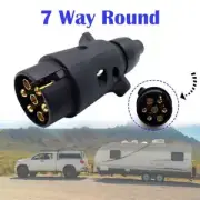 7Pin Plastic Socket Plug Electrics Connector Adapter Truck Trailer✨w For Y1N9