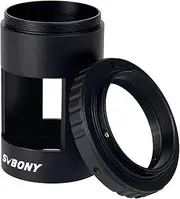 SVBONY Spotting Scope Camera Adapter, T Camera Telescope Adapter, for Nikon DSLR SLR Photography Sleeve M42x0.75 Thread, for Spotting Scope Landscape Lens