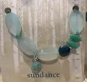 NWT Sundance Catalog Chrysoprase Apatite Onyx “After the Rain Bracelet” $178