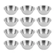 12PK Lemon & Lime High-Quality Durable Stainless Steel Sleek Mixing Bowl 24cm