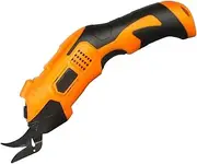 Fabric Rechargeable Electric Scissors Tungsten steel cutter head Wireless Battery Cutter Cloth Leather Cutting Tools