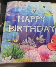 Unbranded Funding Dory Birthday Party Banner, Blue