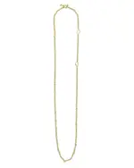 Lagos 18K Yellow Gold Signature Caviar Bead Open Heart Link Chain Necklace, 20-22