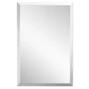 Frameless Bathroom Vanity Mirrors Over Sink Rectangle Wall-Mounted Beveled 16X24