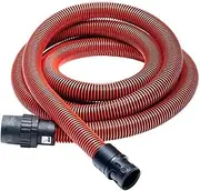 AS Suction Hose Red/Black (Diameter: 3.2 cm x 400 cm, Colour: Red/Black, Compatible with Nilfisk Wet and Dry Vacuum Cleaner Models ATTIX, Durable) 107413543