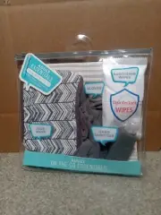 Adult 'on the go' Essentials - face covering, hand sanitizer, gloves, wipes