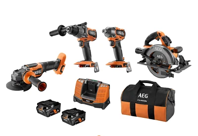 AEG 18V FUSION 4-Piece 5.0Ah FORCE Kit