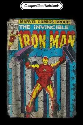 Composition Notebook: Iron Man Classic Retro Comic Vintage Cover Graphic Journal/Notebook Blank Lined Ruled 6x9 100 Pages