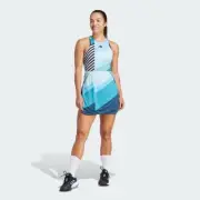 SZ M - Adidas Women’s Aero Ready Transformative Tennis Dress, Flash Aqua /Black.